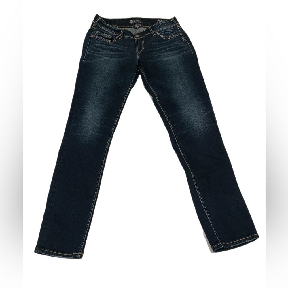 Silver Jeans Co. Suki Mid  Skinny Mens Jeans size 32x31 Fluid Denim Z